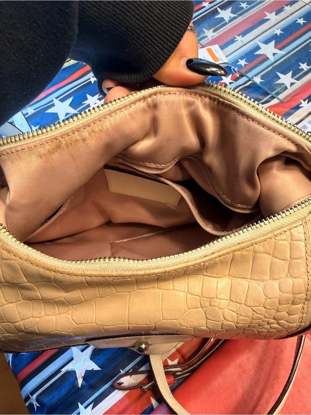 Coach vintage Leather Kristin spectator Shoulder Bag authentic